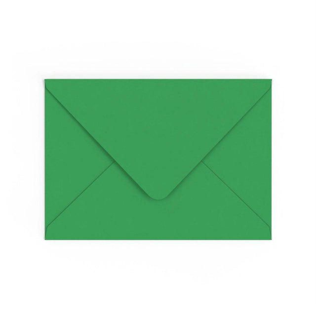 C5 Kelly Green British Made Gummed V-Flap Envelope (162 x 229mm)