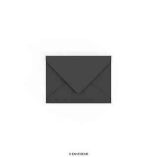 Črna kuverta 82x113 mm (C7)
