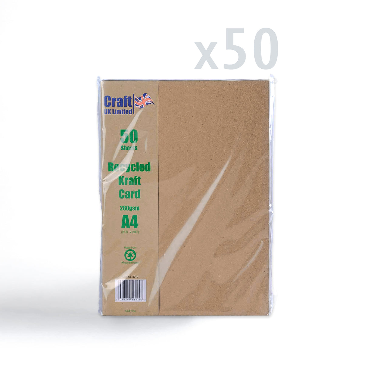 Kraft kartica 280 g/m² paket