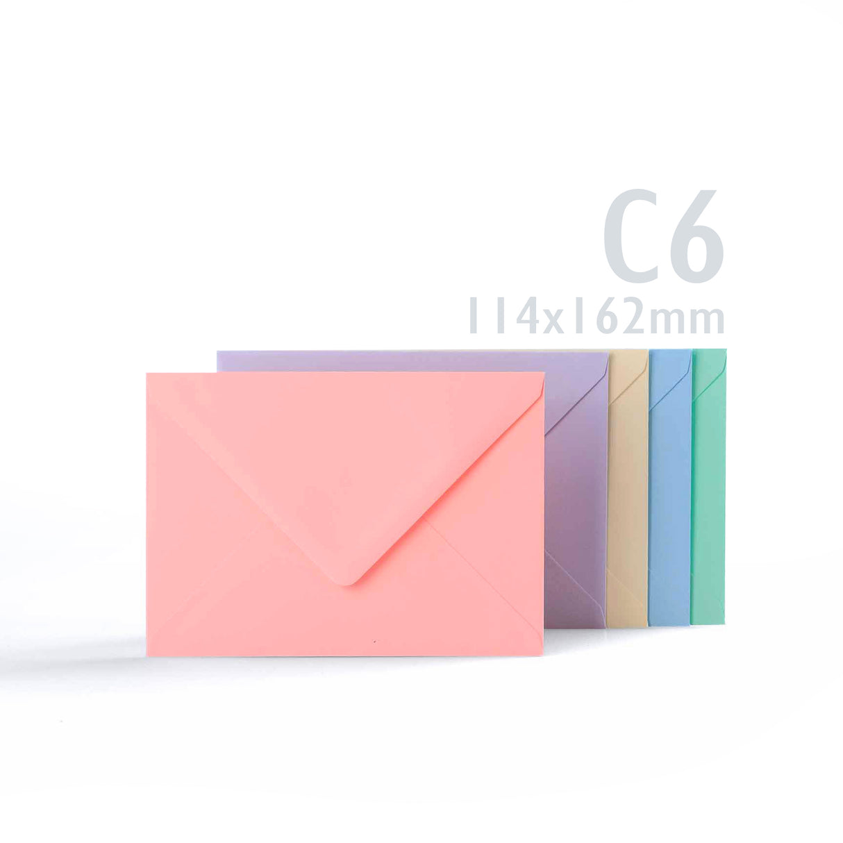 Mešanica pastelnih kartic 225 g/m² in kuverte 100 g/m²