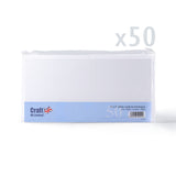 Gladke bele kartice 250 g/m² in kuverte 100 g/m² – paket