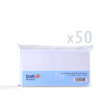 Gladke bele kartice 250 g/m² in kuverte 100 g/m² – paket