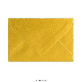 62x94mm kovinska zlata denarnica Gumirano Plain 100gsm tkane kuverte