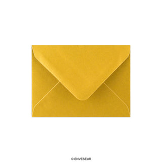 82x113mm C7 kovinska zlata denarnica Gumirano Plain 100gsm tkane kuverte