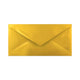 DL Metallic Gold Gummed V-Flap Envelope (110 x 220mm)