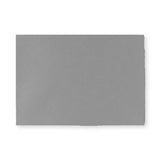 133x184mm Temno siva denarnica V Flap Gumirano Plain 120gsm kuverte