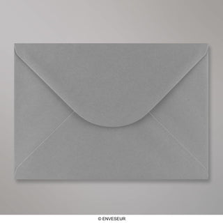 162x229mm C5 Temno siva denarnica V Flap Gumirano Plain 120gsm ovojnice