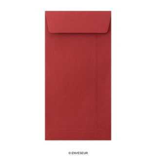 220x110mm Temno rdeča lupina in tesnilni žep 110gsm ovojnica