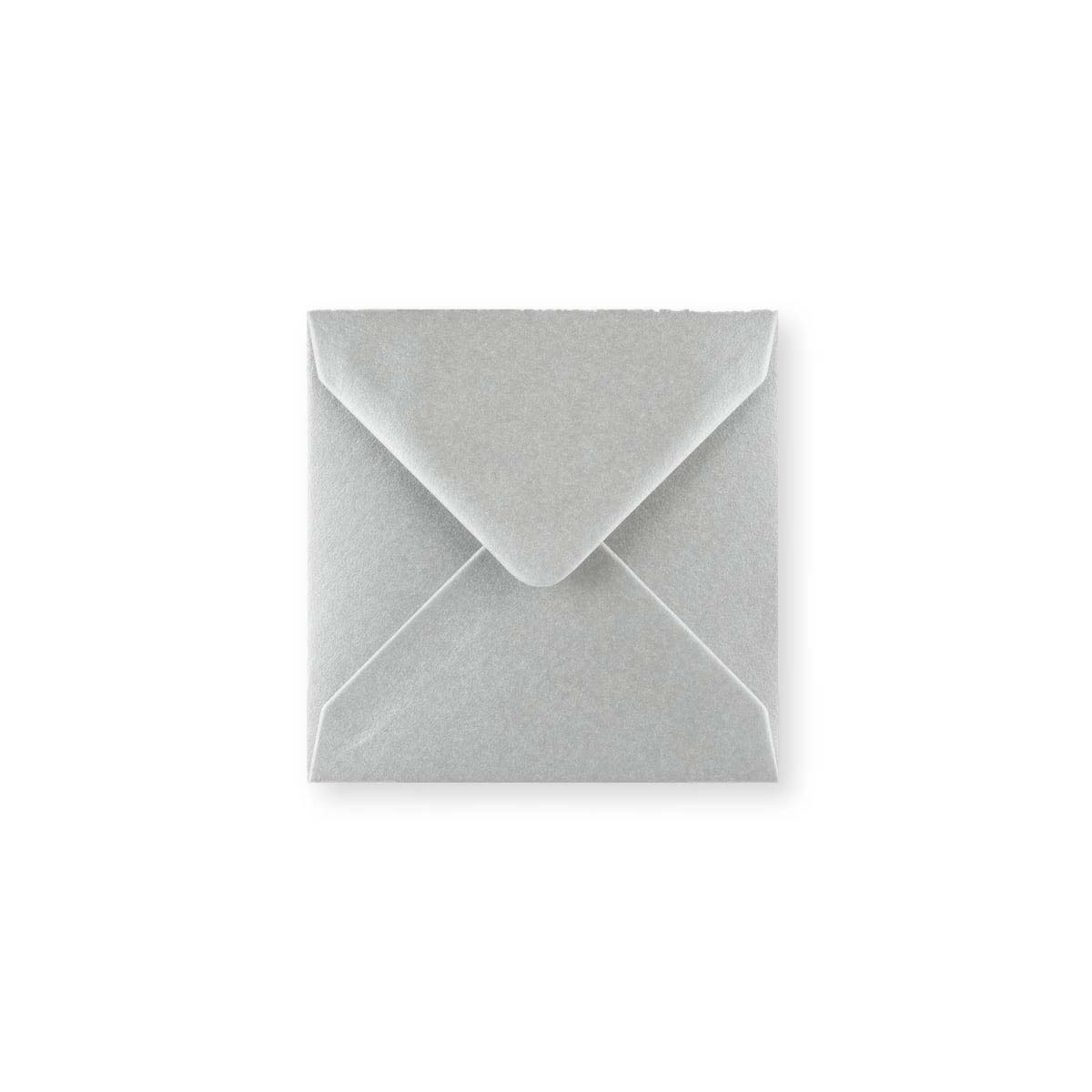 116x116mm Kovinski srebrni kvadrat Gumirano Plain 100gsm tkane ovojnice