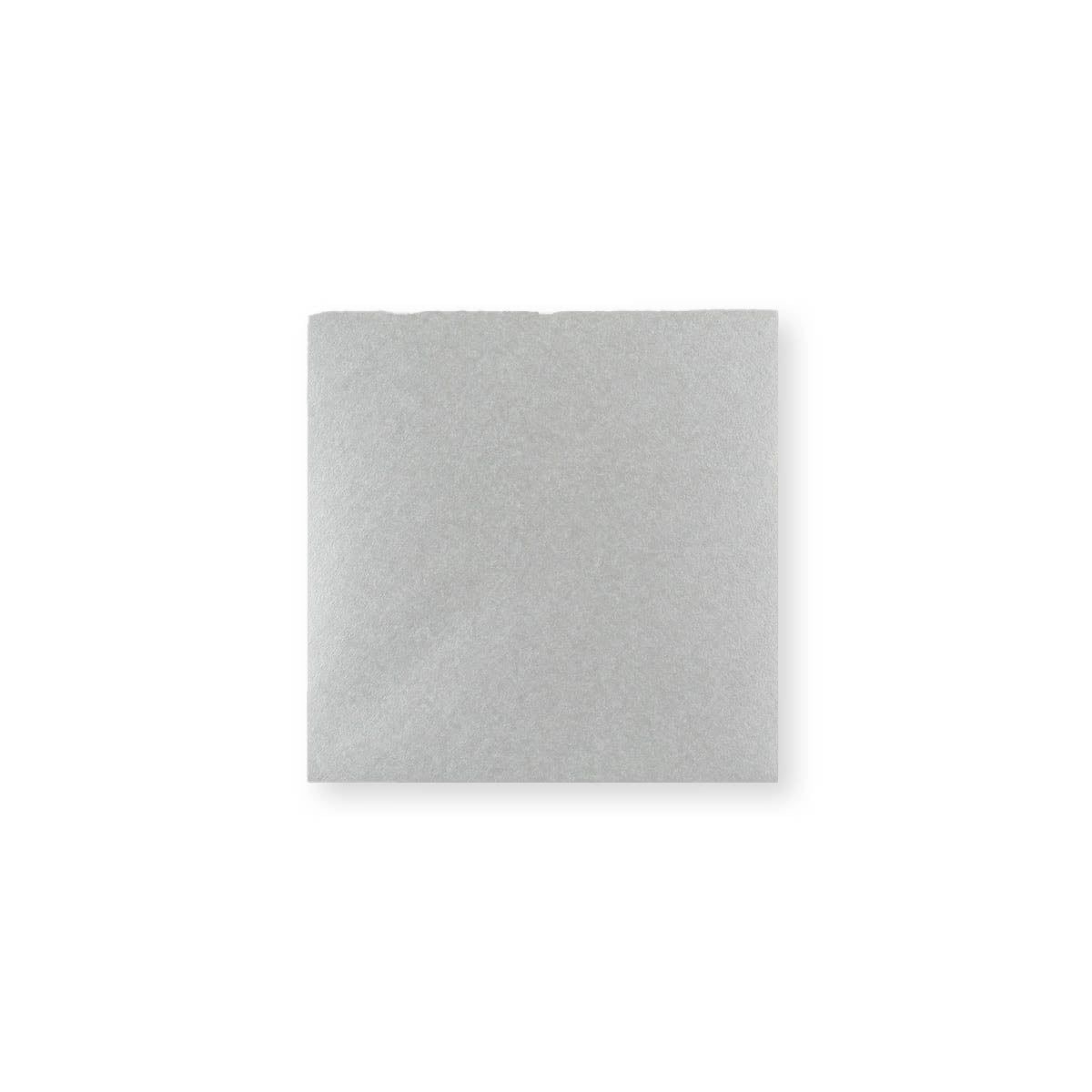 116x116mm Kovinski srebrni kvadrat Gumirano Plain 100gsm tkane ovojnice