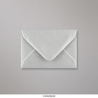 70x100 kovinska srebrna denarnica Gumirano Plain 100gsm tkane kuverte