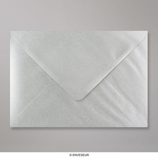 162x229mm C5 kovinska srebrna denarnica Gumirano Plain 100gsm tkane kuverte