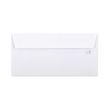 Bela ovojnica z notranjim tiskom – z okencem 110x220 mm (DL) 90gr/m²