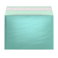 Metallic Finish Bubble Bag Mailers Ice Blue 235 x 325 mm