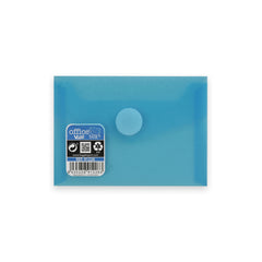 Translucent Documents Folder (V-Lock) Blue 85 x 120 mm (C7)