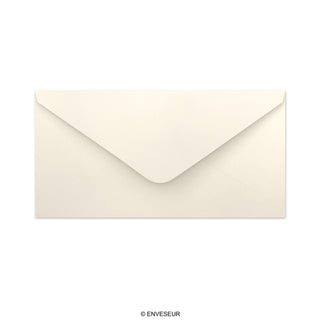 110x220mm DL Oyster Lustre denarnica Gumirano Plain 90gsm tkane kuverte