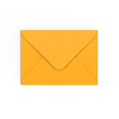 125x175mm temno rumena 120gsm gumirano V Flap denarnice