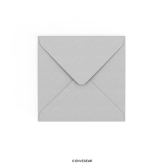 Svetlo siva 130mm kvadratna ovojnica 120gsm