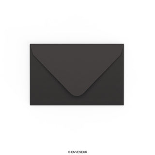 Črna 65 x 94mm kuverte 120gsm