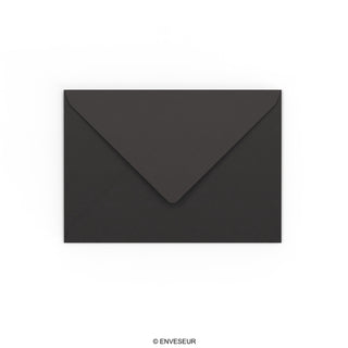 C6 Črne kuverte 120gsm