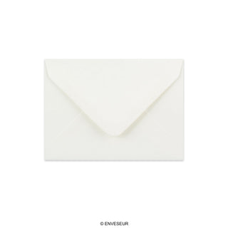 82x113mm C7 Bela položena denarnica Gumirano Plain 100gsm kuverte