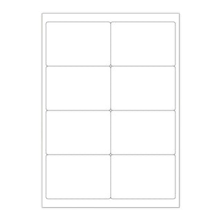 White Adhesive Labels