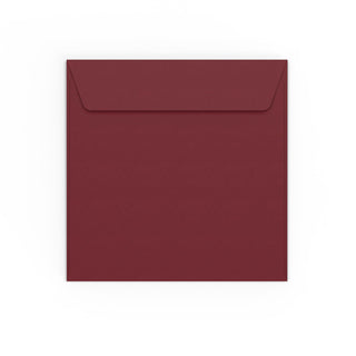 Burgundy envelopes Burgundy 155 x 155 mm Peel and Seal