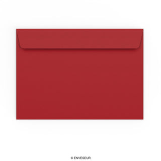 C5 Temno rdeča lupina in pečatne ovojnice 120gsm