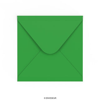 140x140 mm Stredne Zelená Štvorec 120gsm s gumovým lepidlom