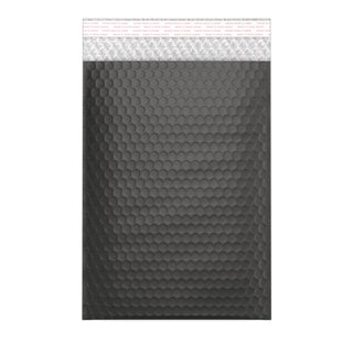 Matt Bubble Bag Mailers Black 324 x 230 mm (C4)