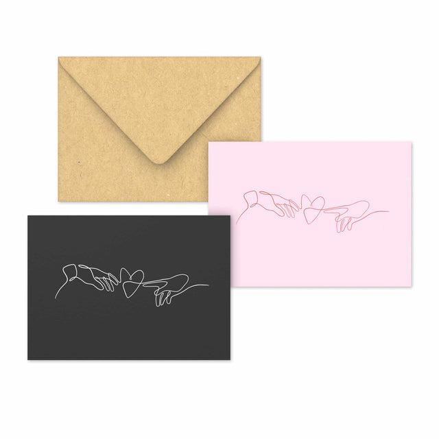 Valentine's Coloured Envelope (Live Love Design)