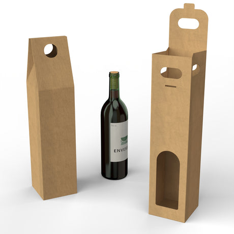 Kartonska škatla za vinske steklenice 75 cl.