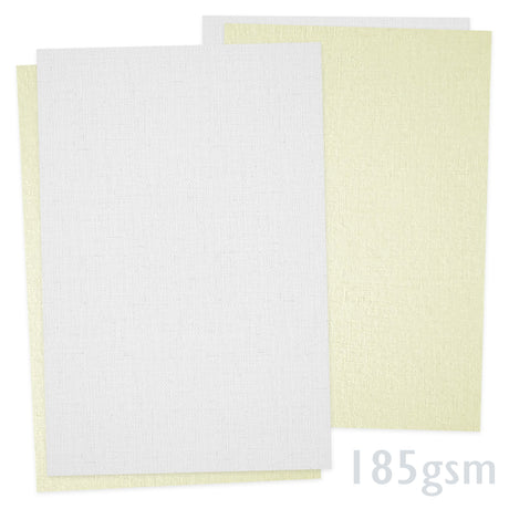 Papir s platneno teksturo 185g/m²