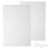 Bel papir z rebrasto teksturo 185g/m²