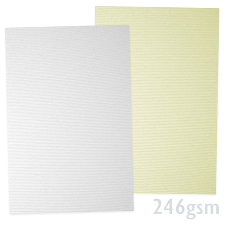 Papir s platneno teksturo 246g/m²