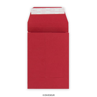 162x114x25 Temno rdeča Post Marque lahek Gusset 160gsm Ovojnice za lupine in tesnila