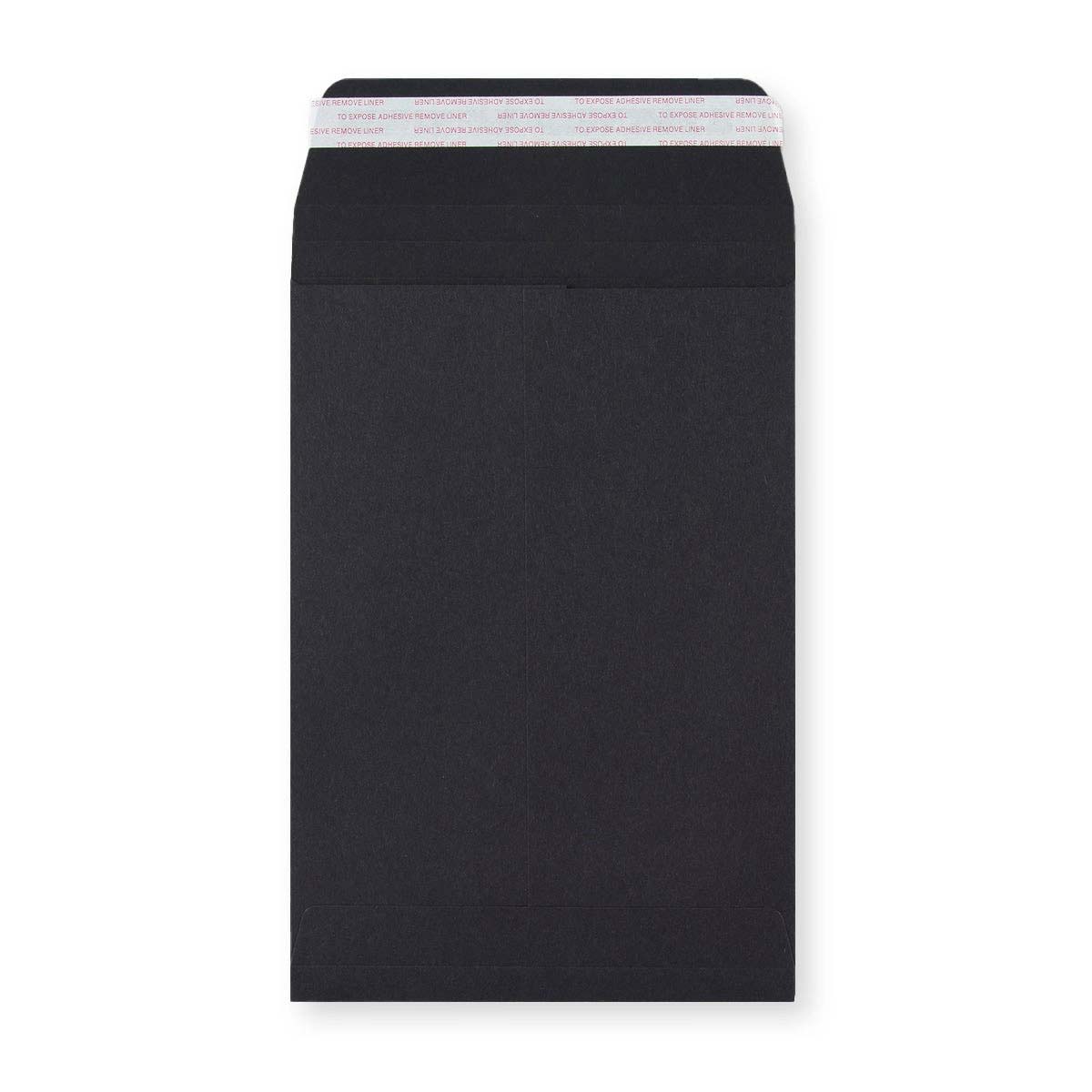 229x162x25 Black Post Marque lahek Gusset 180gsm Ovojnice za lupine in tesnila