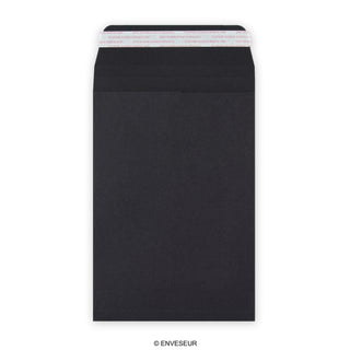 229x162x25 Black Post Marque lahek Gusset 180gsm Ovojnice za lupine in tesnila