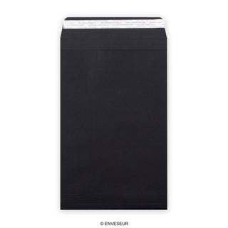 324x229x25 Black Post Marque lahek Gusset 180gsm Ovojnice za lupine in tesnila