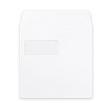 220x220mm Bela kvadratna pošta Marque lahka 180gsm okenska lupina in tesnilne ovojnice