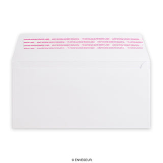 114x229mm DL+ Bela denarnica poštna marka Lahka 180gsm ovojnice za luščenje in tesnjenje
