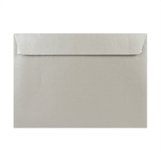 Pearlescent Envelopes Silver 162 x 229 mm (C5) Peel and Seal