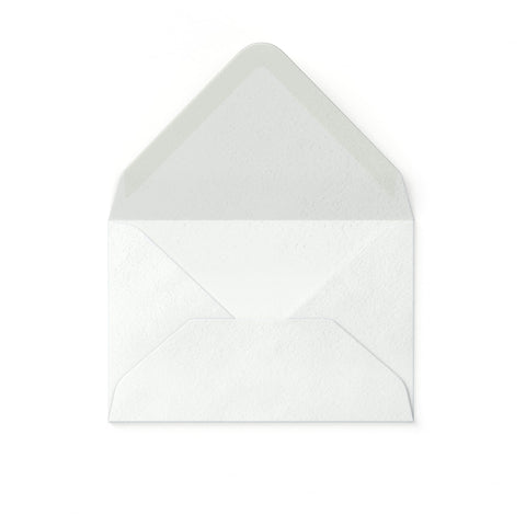 White Hammer Gummed V-Flap Envelope (62 x 94mm)