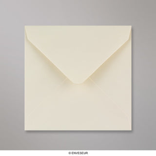 130x130mm Slonokoščena kvadratna gumirana 100gsm tkana ovojnica