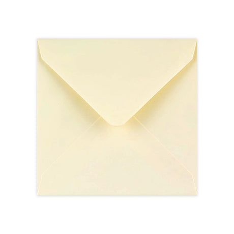 130x130mm Slonokoščena kvadratna gumirana 100gsm tkana ovojnica