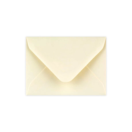 70x100mm Slonokoščena denarnica Gumirano Plain 100gsm tkane kuverte