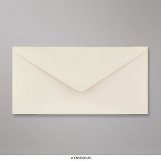 110x220mm DL Slonokoščena denarnica Gumirano Plain 100gsm kuverte