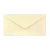 110x220mm DL Slonokoščena denarnica Gumirano Plain 100gsm kuverte