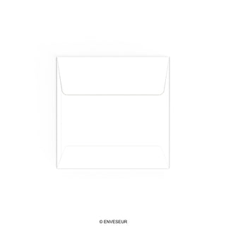 60x60mm Bela kvadratna gumirana navadna 100gsm tkana ovojnica