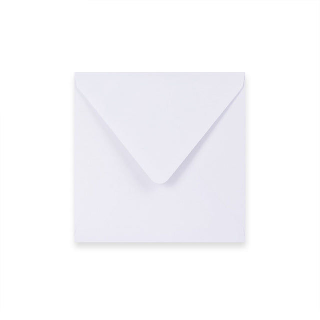 Paper Lined Envelopes White + Black Fancy Paper 160 x 160 mm